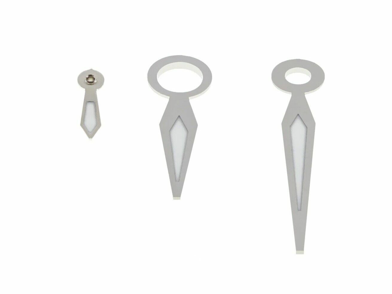 WATCH HAND FOR PANERAI UNITAS ETA 6497-6498 MOVEMENT PILOT FLIEGER WATCH SILVER