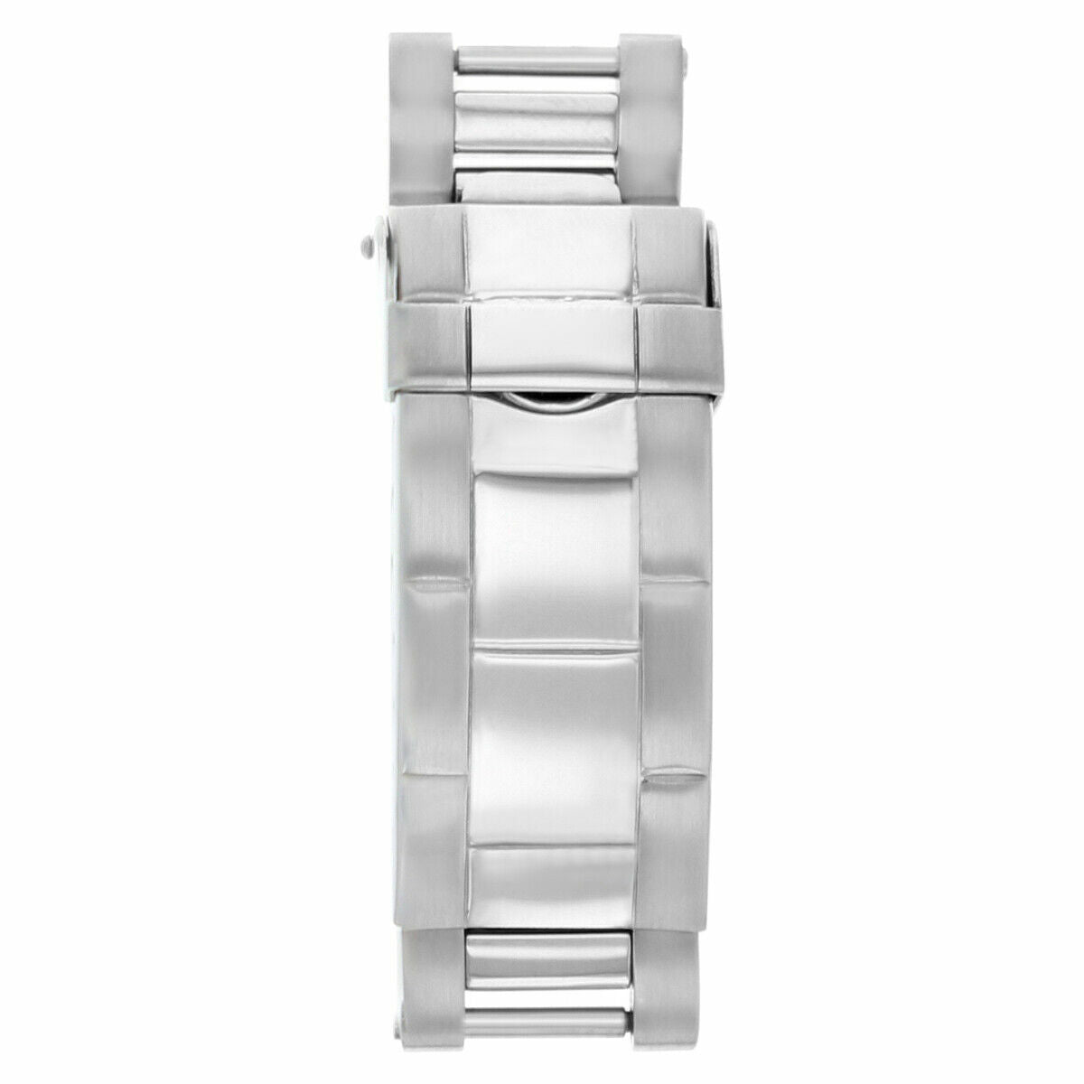 FLIP LOCK CLASP DIVER EXTENSION BUCKLE FOR ROLEX GMT OYSTER WATCH BAND SHINY /CE