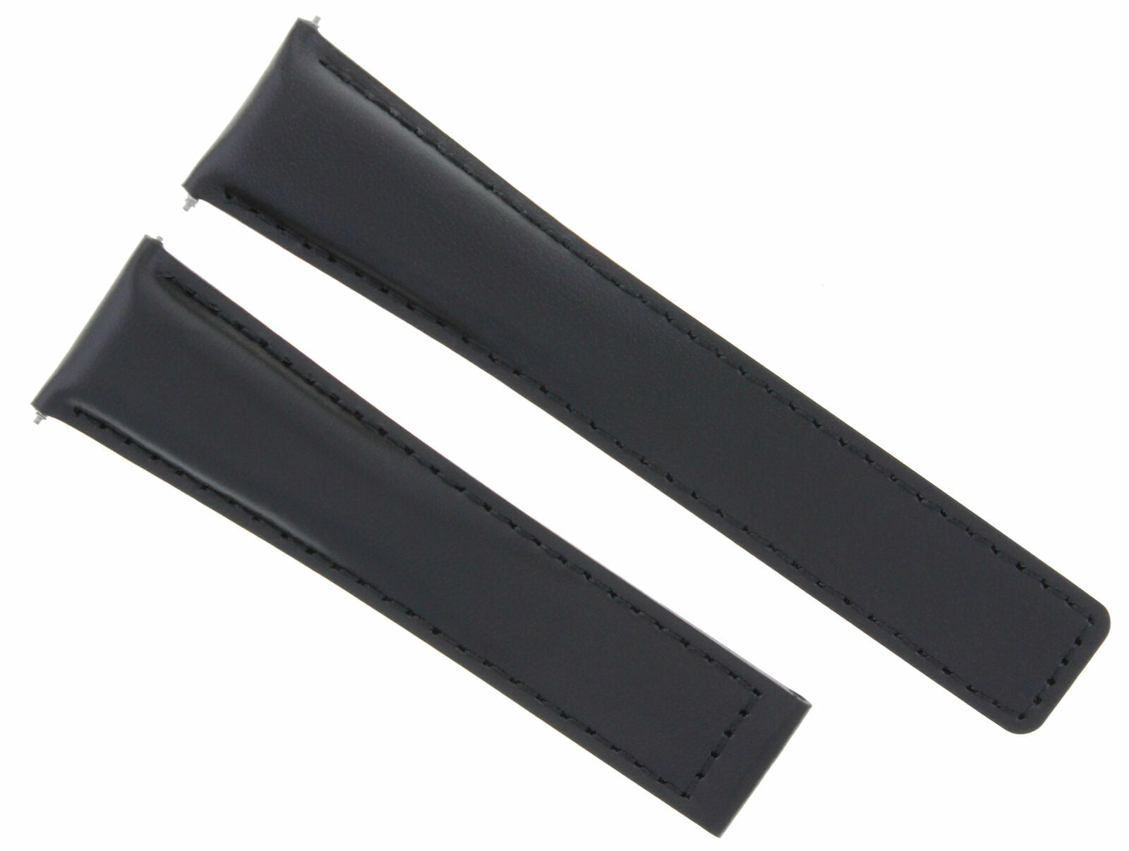 20/16MM LEATHER WATCH STRAP BAND FOR TAG HEUER MONZA CR5110 DEPLOY CLASP BLACK