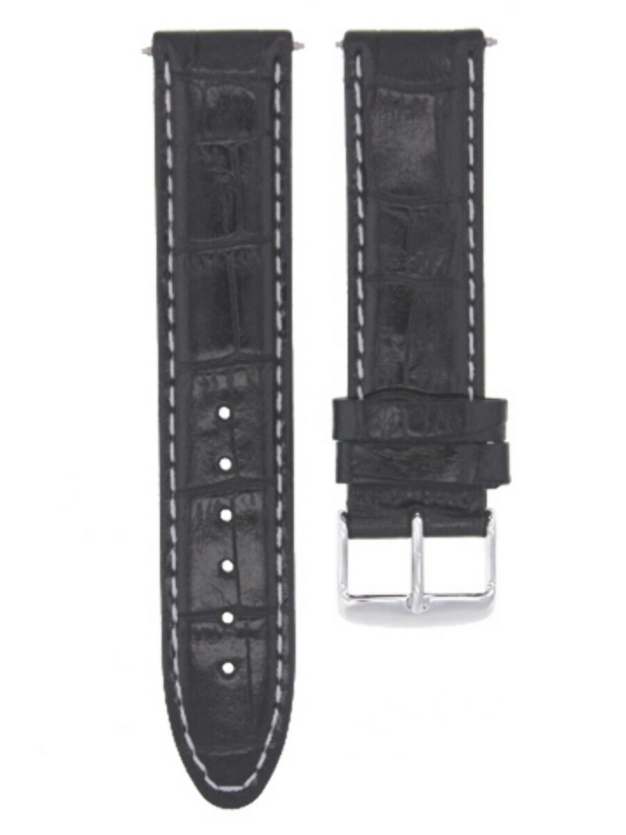 18MM GENUINE LEATHER STRAP BAND FOR TAG HEUER FORMULA F1 AQUARACER BLACK WS #5