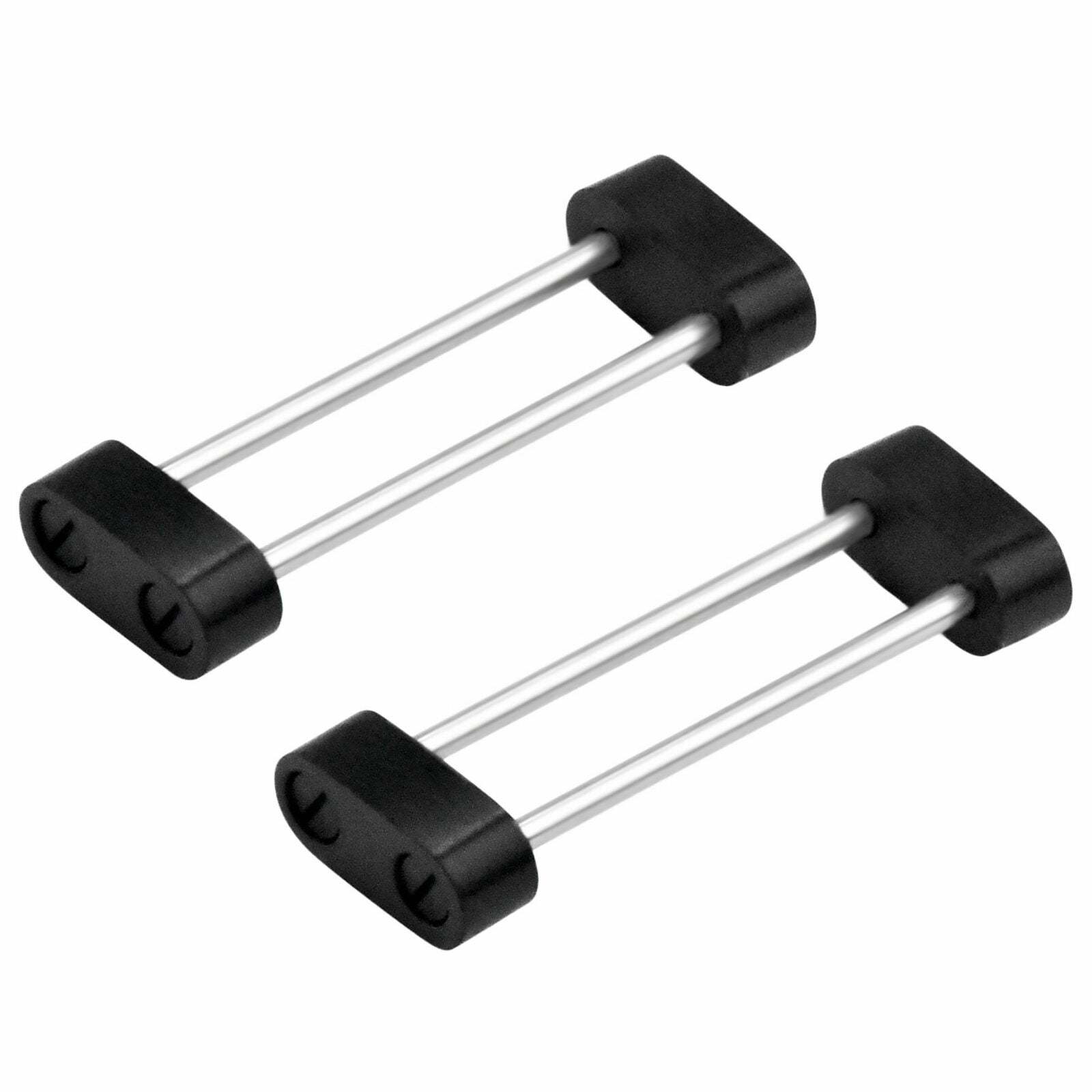 NEW FOR SUUNTO CORE HEAVY DUTY SWISS 316L STAINLESS STEEL STRAP LUGS ADAPTER BLACK