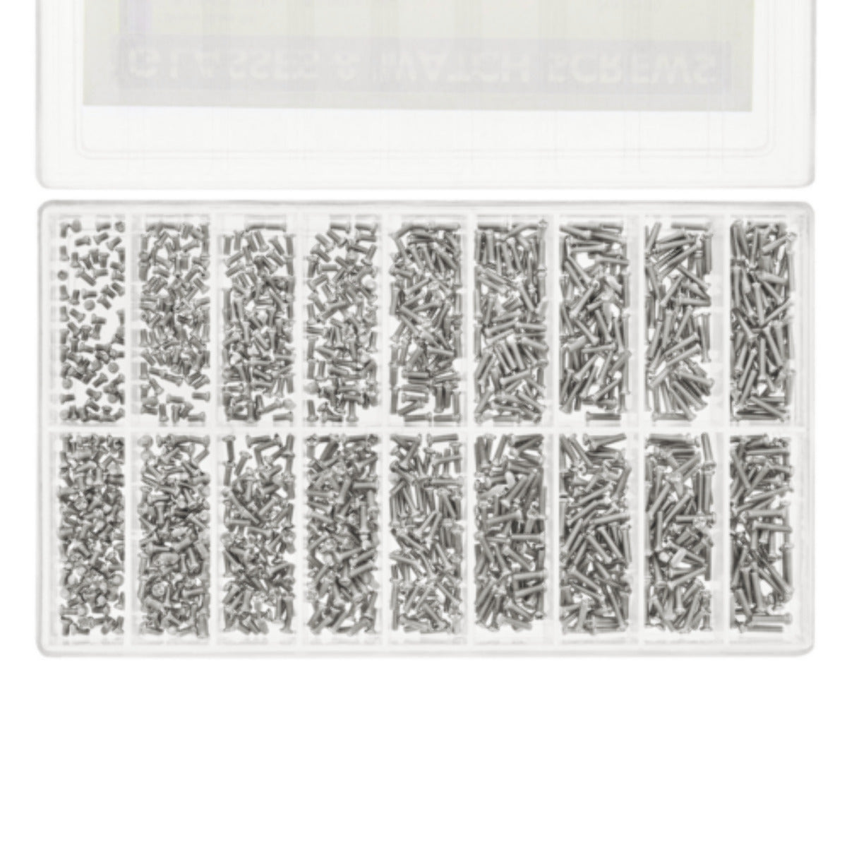 900 ASSORTED MICRO SCREW FOR WATCH,ELECTRONIC,GAMING CONSOLES STAINLESS STEEL