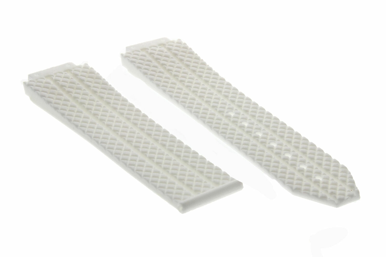 24MM SILICONE RUBBER BAND STRAP CLASP FOR 44-45MM H HUBLOT FUSION WATCH WHITE TQ