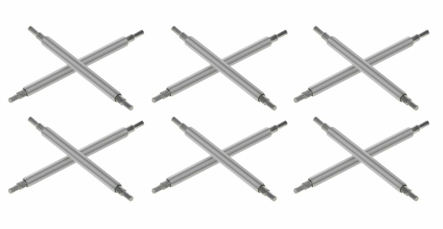 12 SPRING BAR FOR ROLEX WATCH OLD DATE 19MM DS FIT BAND STRAP STAINLESS STEEL