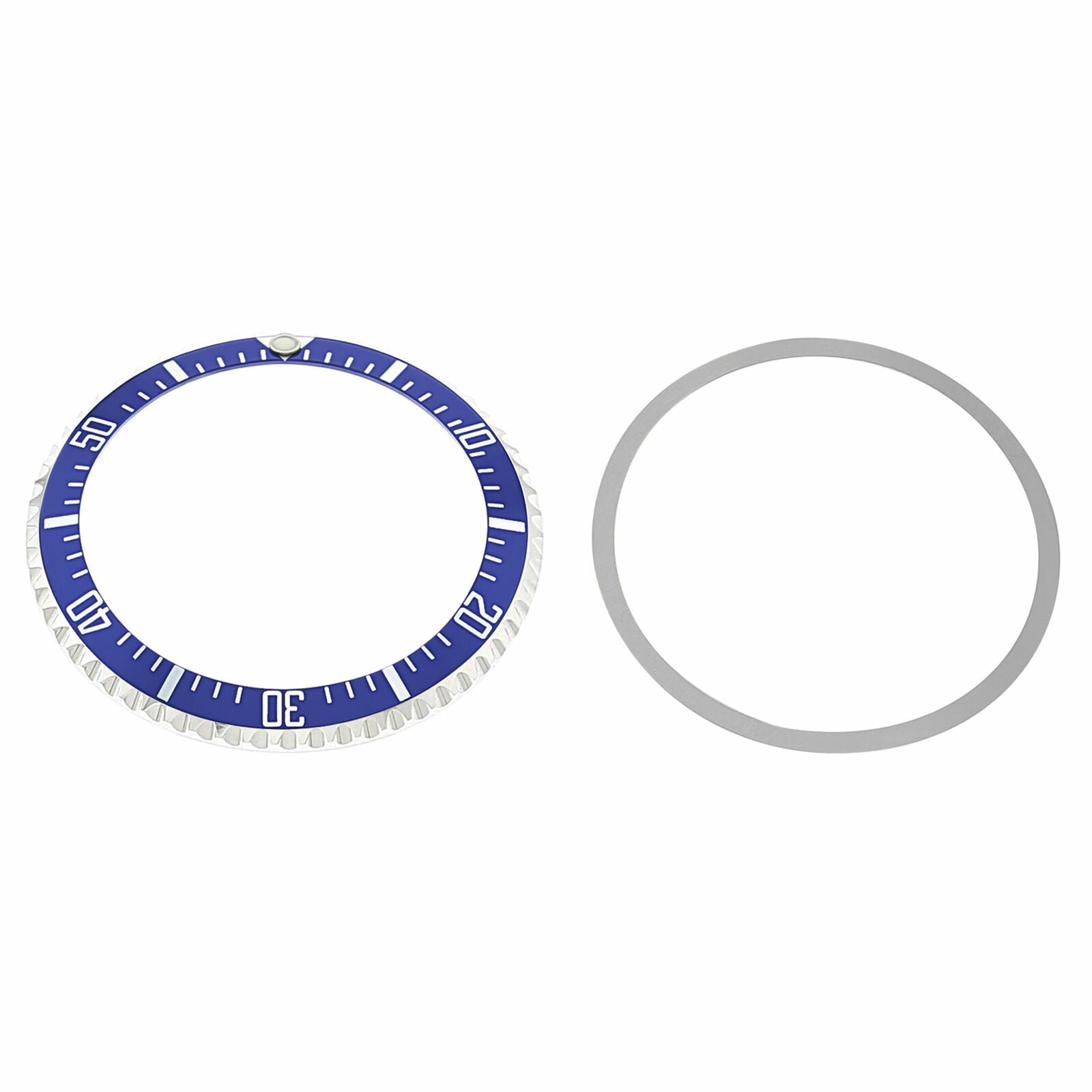 BEZEL & INSERT FOR ROLEX SUBMARINER WATCH MILITARY STYLE 5517 1680 INSTALL BLUE