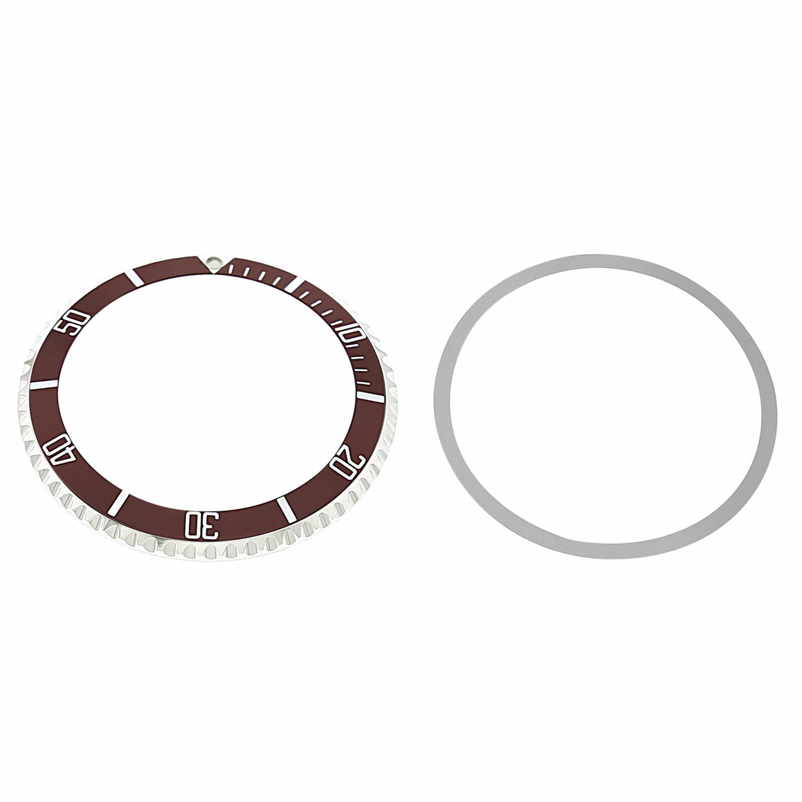 BEZEL & INSERT FOR ROLEX SUBMARINER VINTAGE 5508 5512 5513 1680 BROWN INSTALLED
