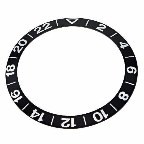BEZEL INSERT FOR OMEGA GMT SEAMASTER 2534.50 2234.50 ANNIVERSARY 082SU1493 BLACK