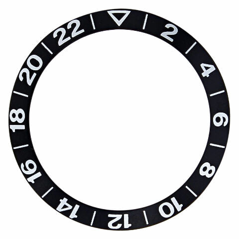 BEZEL INSERT FOR OMEGA GMT SEAMASTER 2534.50 2234.50 ANNIVERSARY 082SU1493 BLACK