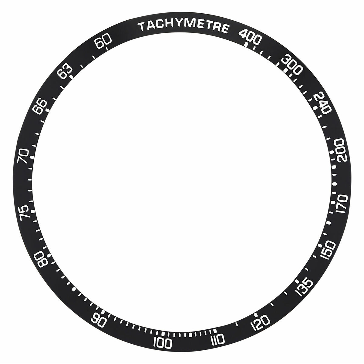 Black Aluminum Bezel Insert For TAG Heuer Carrera CV2010-2017 – 40.90mm X 35.30mm (Ewatchparts)