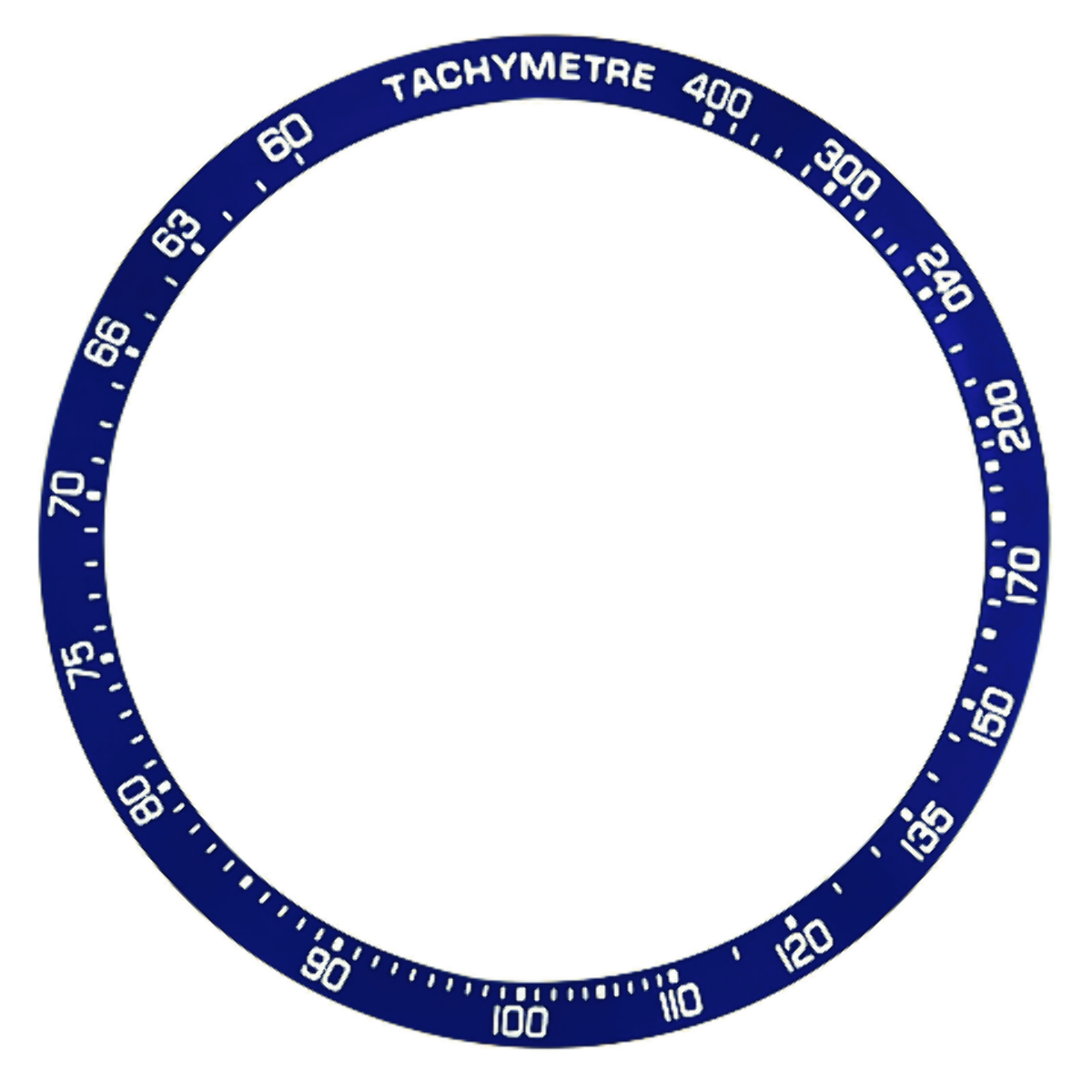 BEZEL INSERT FOR 41MM TAG HEUER CARRERA WATCH CALIBRE 16 CV-2011-2014-2015 BLUE