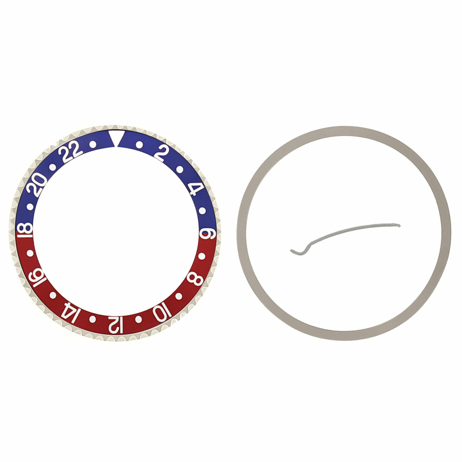 BEZEL & INSERT FOR ROLEX GMT 16700 16708 16710 16713 16718 16760 BLUE/RED PEPSI