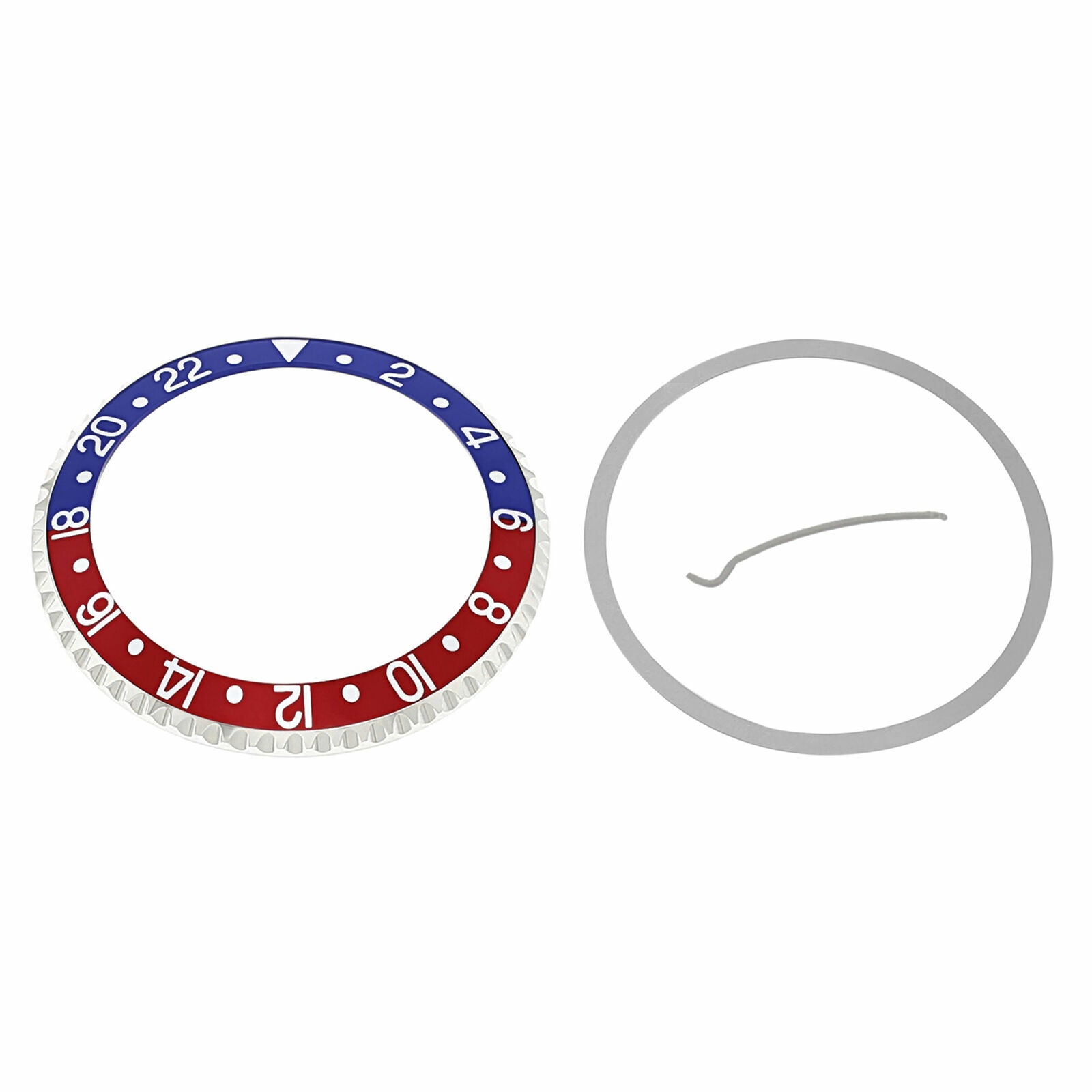 BEZEL & INSERT FOR ROLEX GMT 16700 16708 16710 16713 16718 16760 BLUE/RED PEPSI