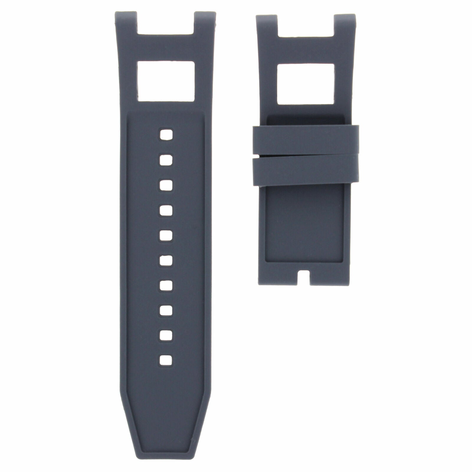 RUBBER WATCH BAND STRAP FOR INVICTA SUBAQUA NOMA COLLECTION 5511 15798 GREY