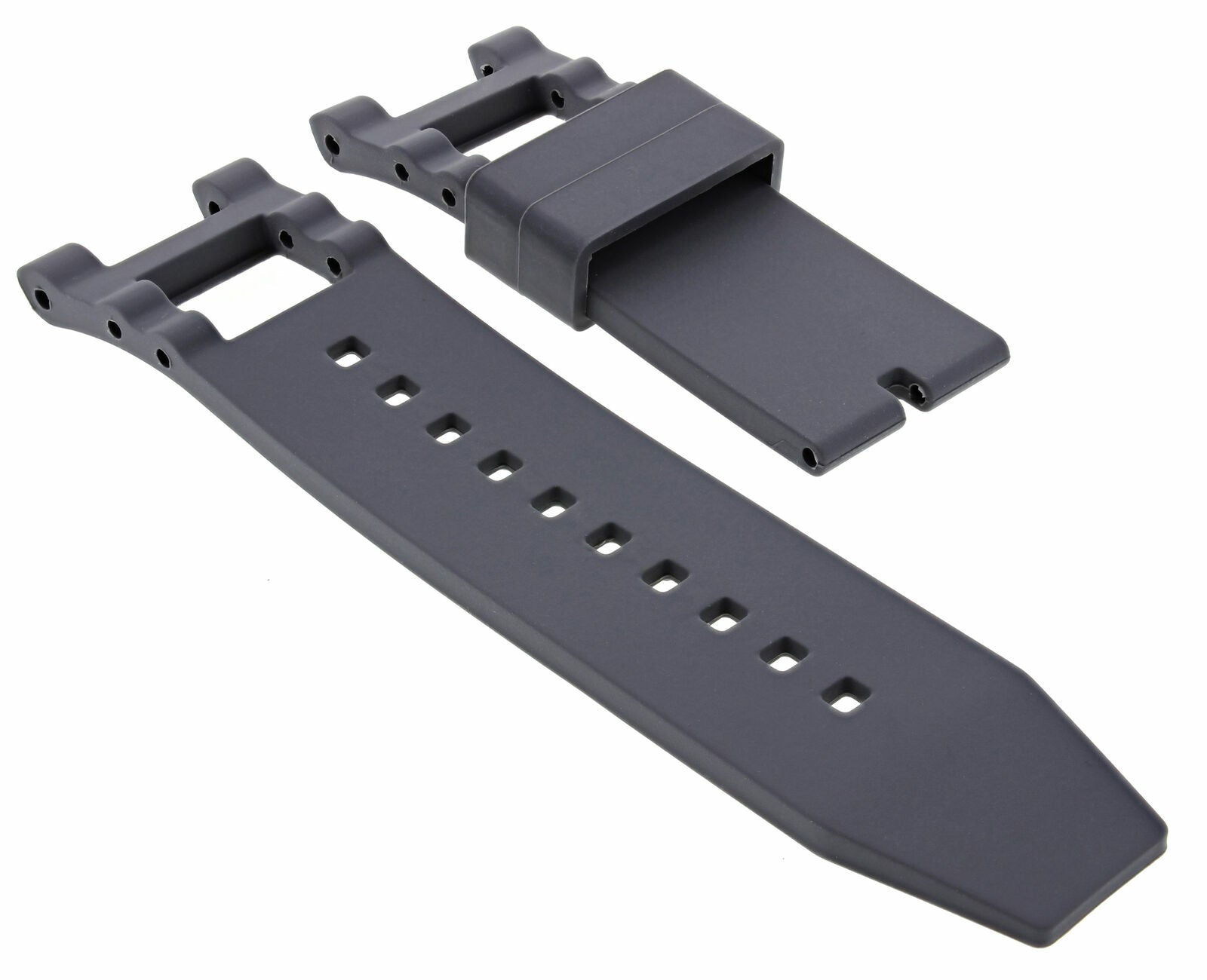 RUBBER WATCH BAND STRAP FOR INVICTA SUBAQUA NOMA COLLECTION 5511 15798 GREY