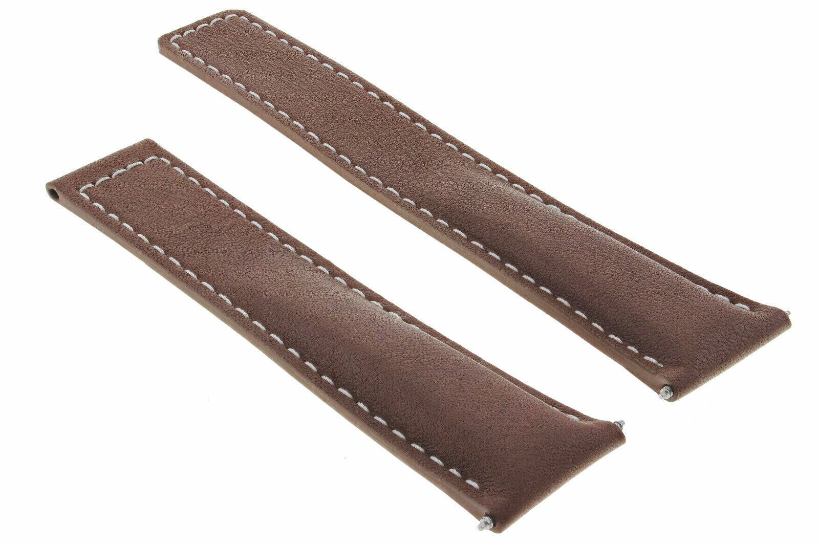 19MM LEATHER WATCH STRAP BAND FOR TAG HEUER CARRERA TWIN TIME LIGHT BROWN WS