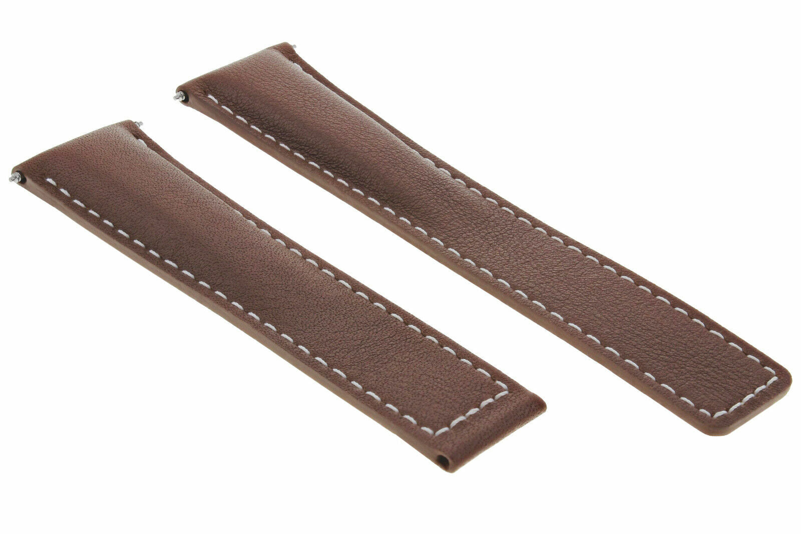 19MM LEATHER WATCH STRAP BAND FOR TAG HEUER CARRERA TWIN TIME LIGHT BROWN WS
