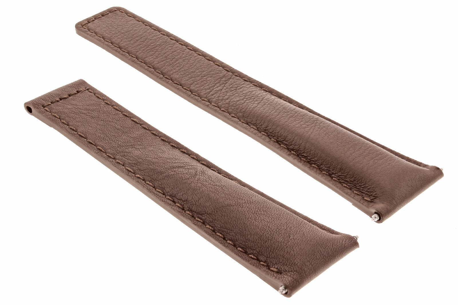 19MM LEATHER WATCH STRAP BAND FOR TAG HEUER CARRERA TWIN TIME CALIBRE L/BROWN