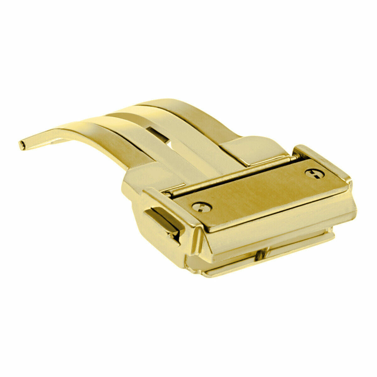 20MM DEPLOYMENT CLASP BUCKLE STRAP FOR 38MM HUBLOT BIG BANG PUSH BUTTON GOLD