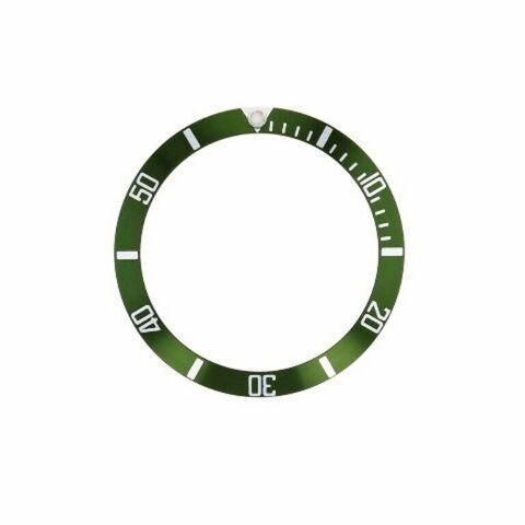 BEZEL INSERT FOR SEIKO SKX031 SKX033 J+K 7S26-0040 - 100M WATCH GREEN