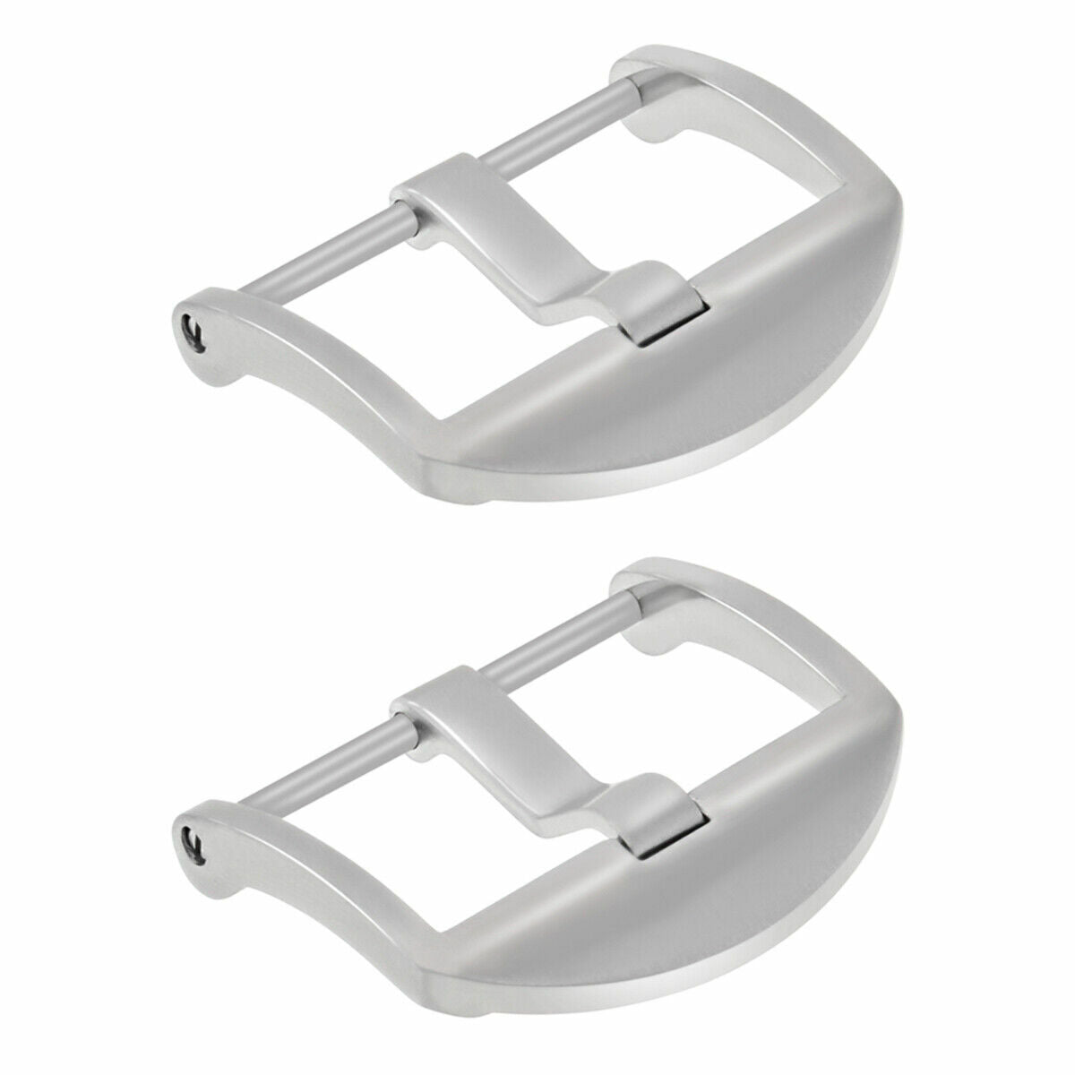 2-24MM THUMBNAIL TANG BUCKLE SCREW FOR 44MM PANERAI LEATHER RUBBER BAND BRUSH