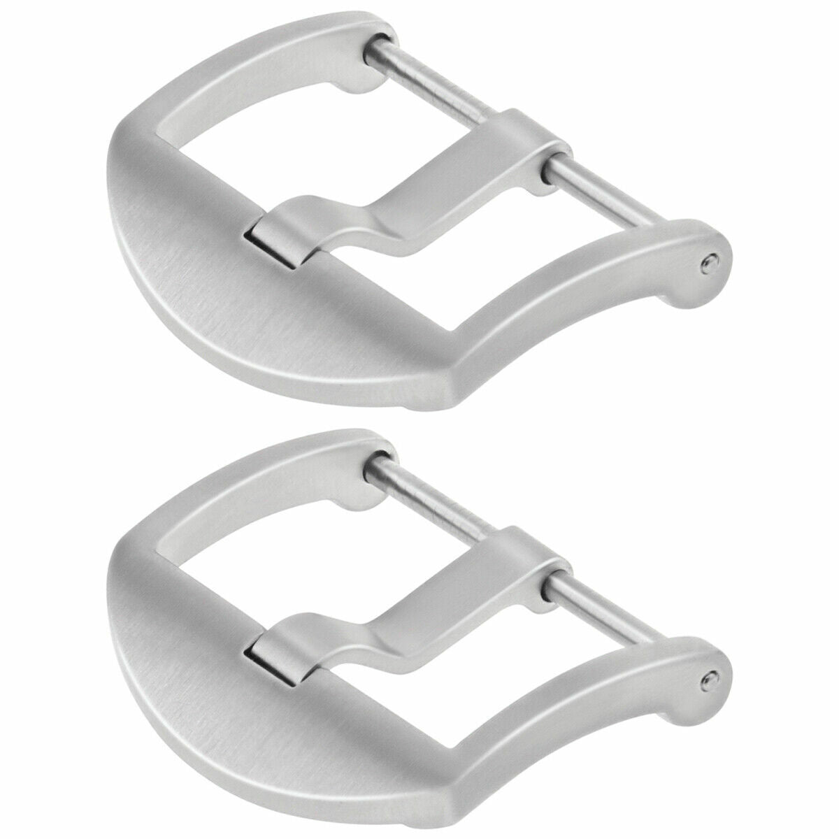 2-24MM THUMBNAIL TANG BUCKLE SCREW FOR 44MM PANERAI LEATHER RUBBER BAND BRUSH