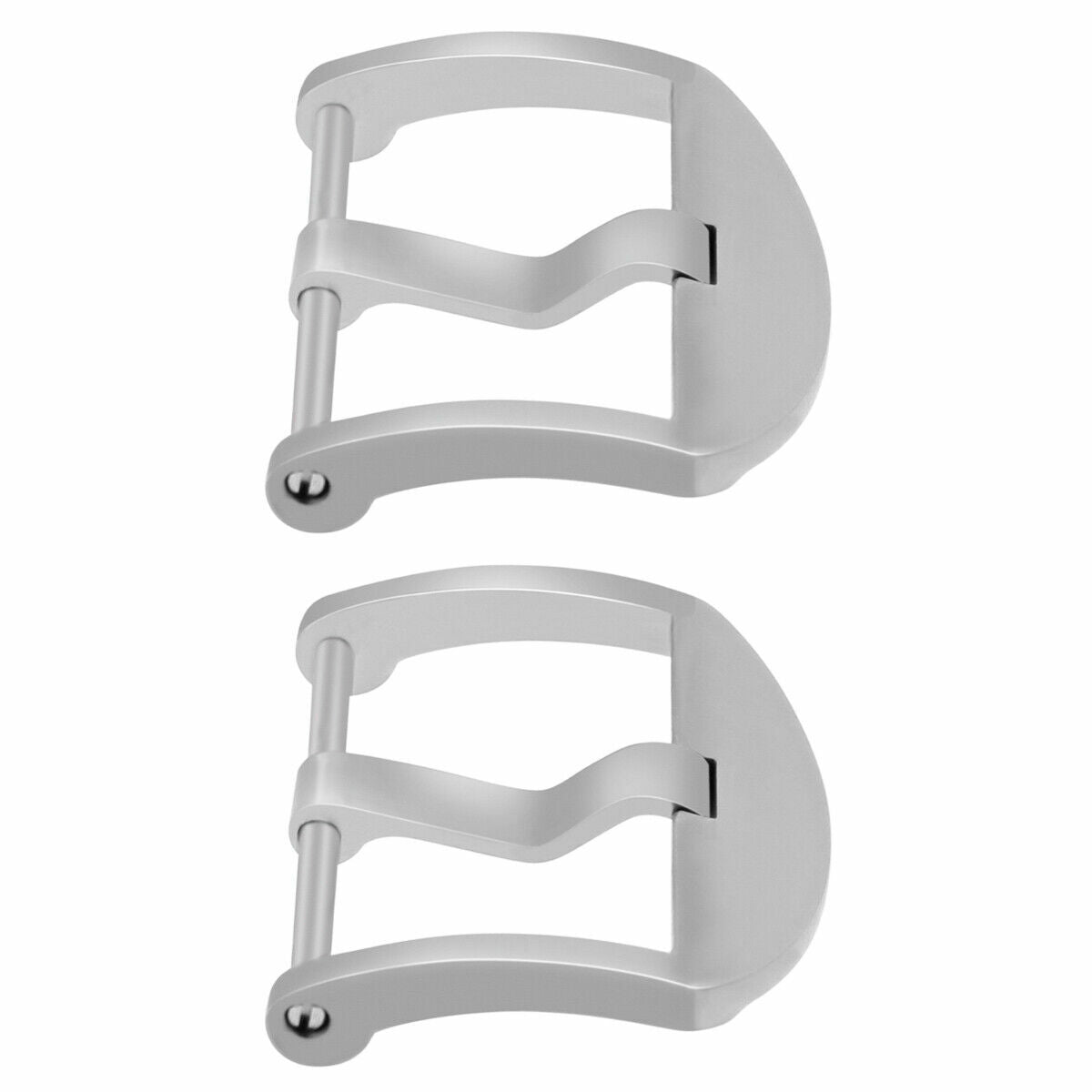 2-24MM THUMBNAIL TANG BUCKLE SCREW FOR 44MM PANERAI LEATHER RUBBER BAND BRUSH