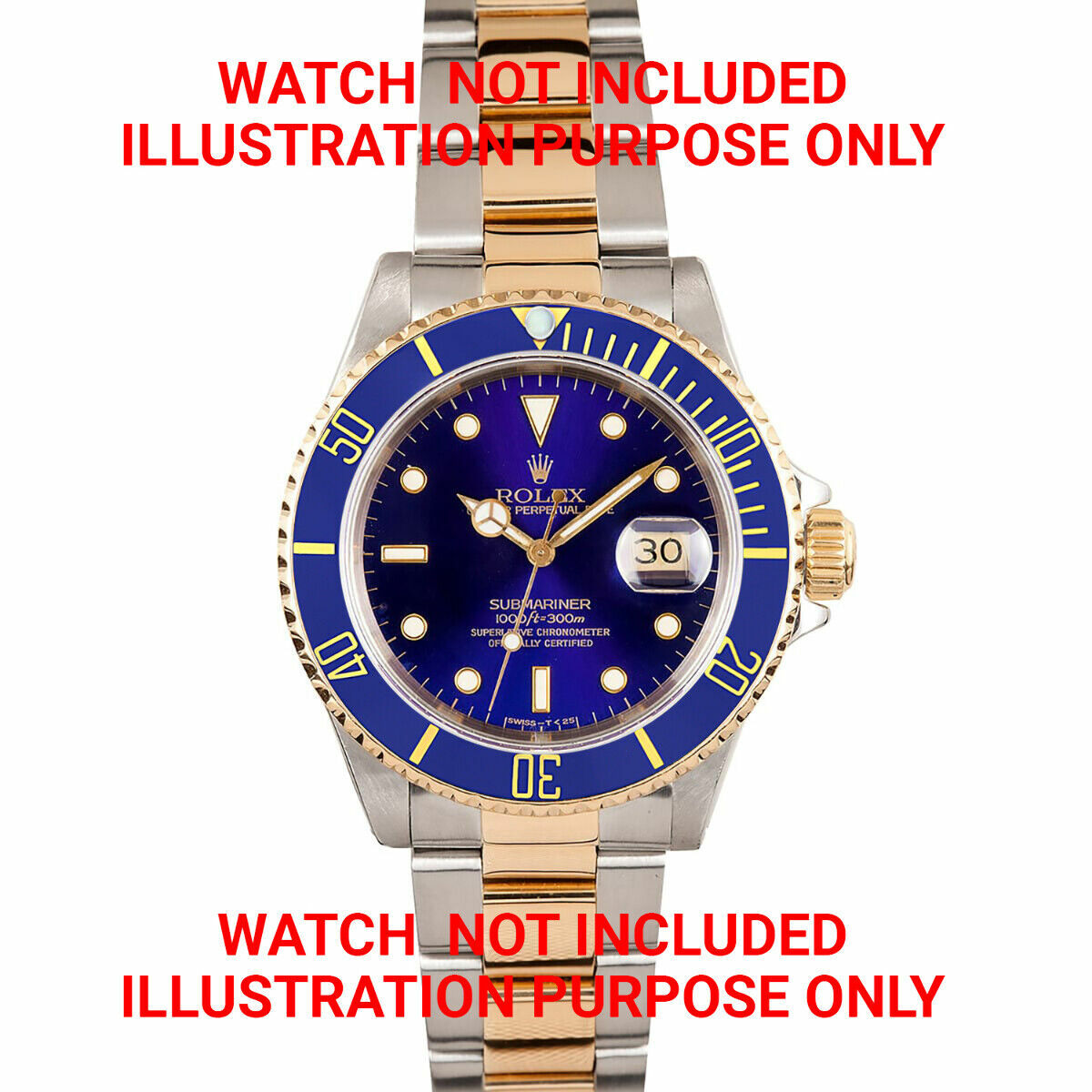 BEZEL INSERT CERAMIC FOR ROLEX SUBMARINER ENGRAVED # BLUE SILVER 16800 16808