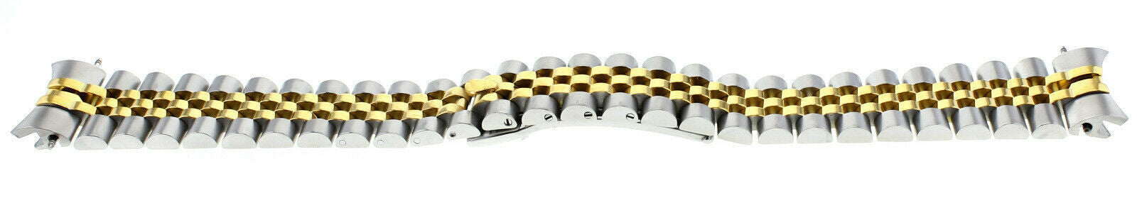 20MM JUBILEE WATCH BAND FOR ROLEX 116200 116233 116234 HIDDEN CLASP TWO TONE
