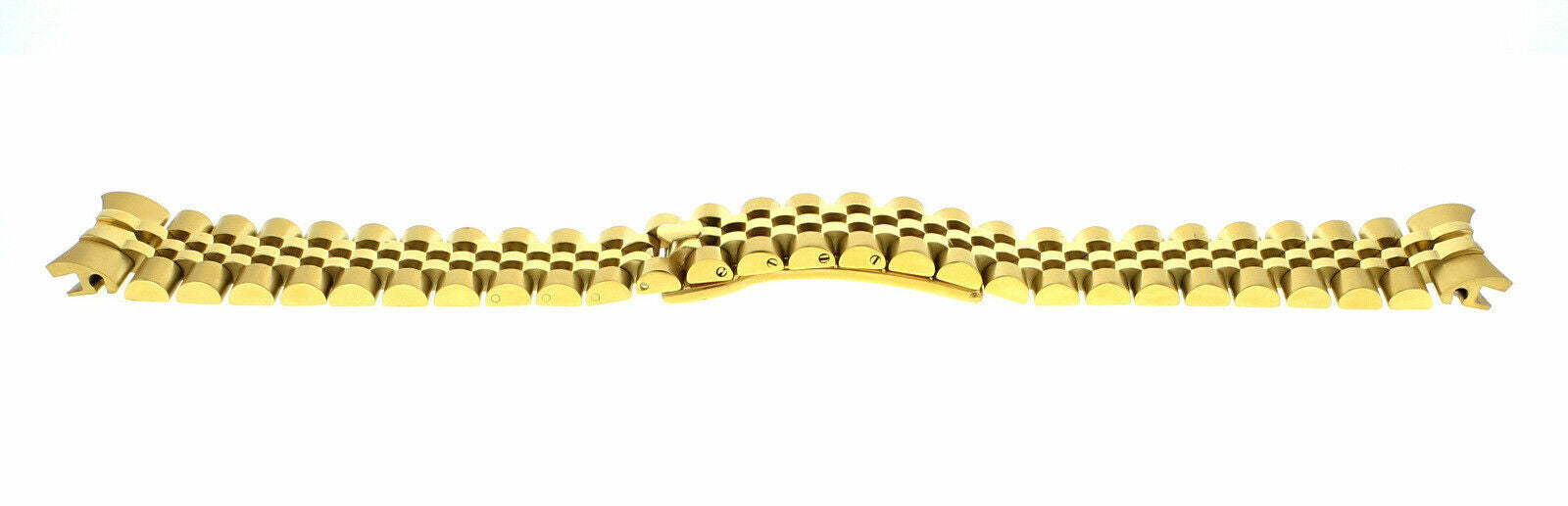 20MM JUBILEE WATCH BAND SOLID LINK FOR ROLEX 116200 SOLID HIDDEN CLASP GOLD