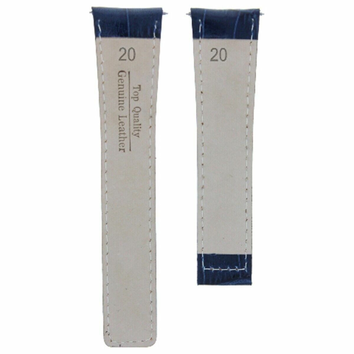 20MM LEATHER BAND STRAP CLASP FOR TAG HEUER CARRERA CAY2111.BA0925 F1 BLUE OS