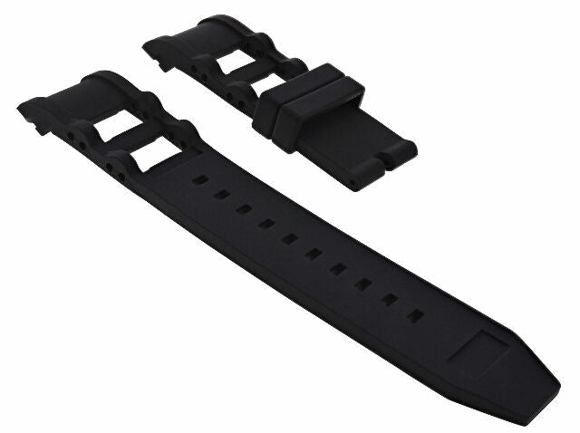 NEW BLACK SILICONE RUBBER WATCH BAND STRAP FOR INVICTA WATCH RUSSIAN DIVER 26MM