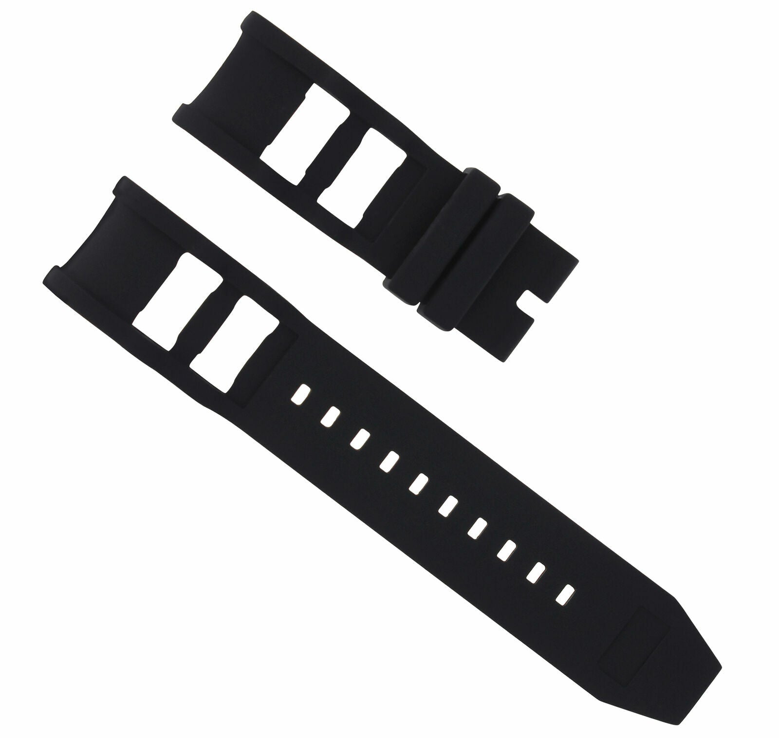 NEW BLACK SILICONE RUBBER WATCH BAND STRAP FOR INVICTA WATCH RUSSIAN DIVER 26MM