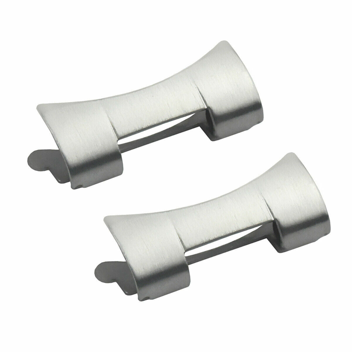 2 PC 357 END PIECE FOR 19MM ROLEX 1501 VINTAGE OYSTER PERPETUAL DATE OYSTER BAND