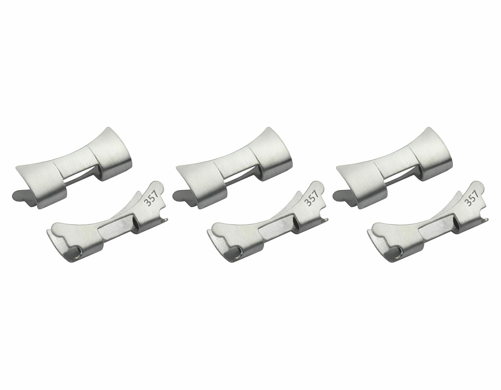 3 SET 357 END PIECE FOR 19MM ROLEX 1501 OYSTER BAND 7835 6265 6263 6262 6264