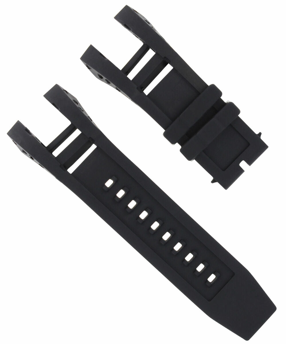 SILICONE RUBBER WATCH BAND STRAP FOR INVICTA SUBAQUA NOMA IV 1388 1154 BLACK