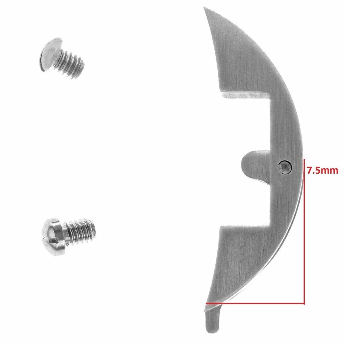 CROWN GUARD FOR 44MM PANERAI PAM086, 00104, 00086 LUMINOR MARINA GMT 029 BRUSHED