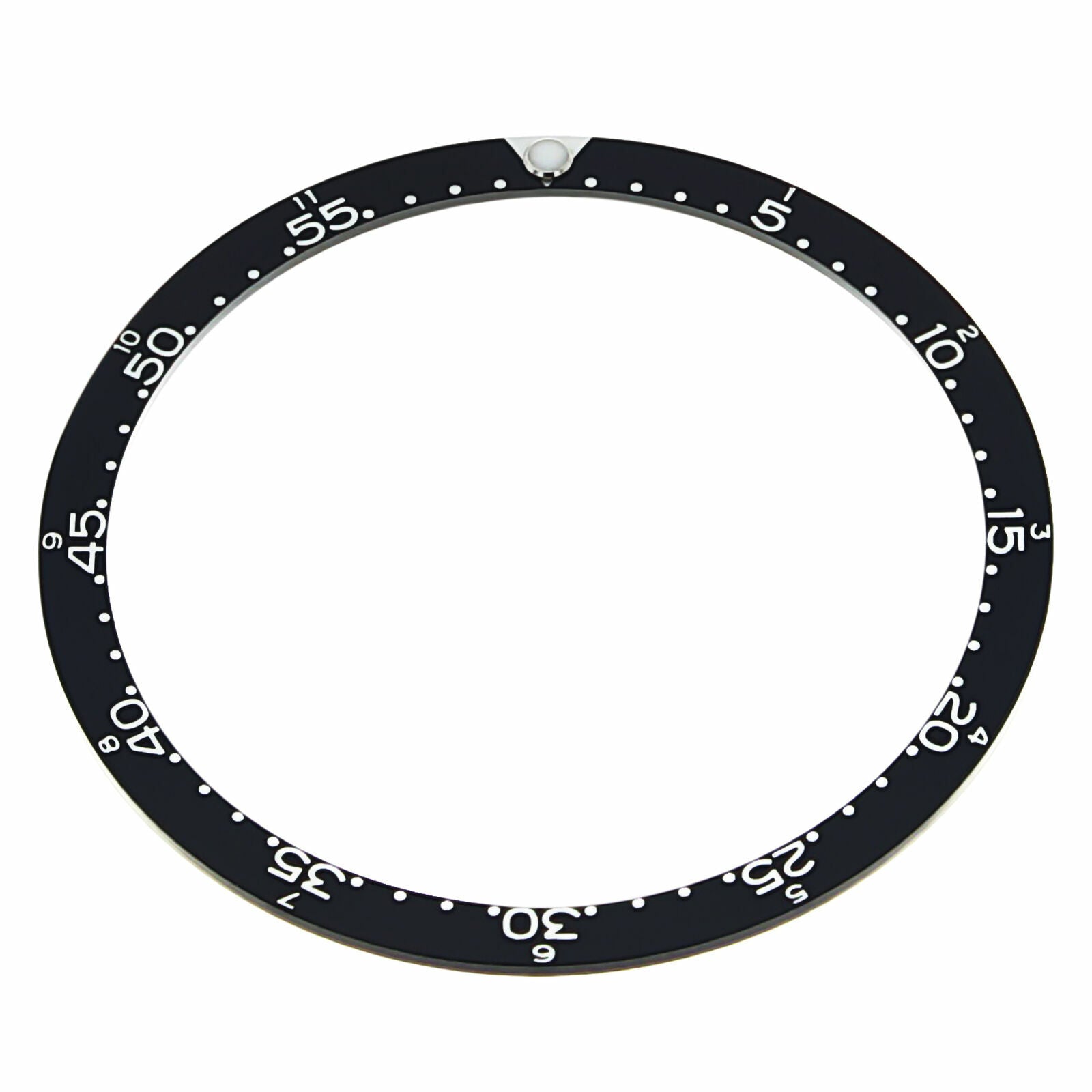 BEZEL INSERT FOR TAG HEUER AUTAVIA 1163V VICEROY WATCH WITH PEARL FLAT BLACK