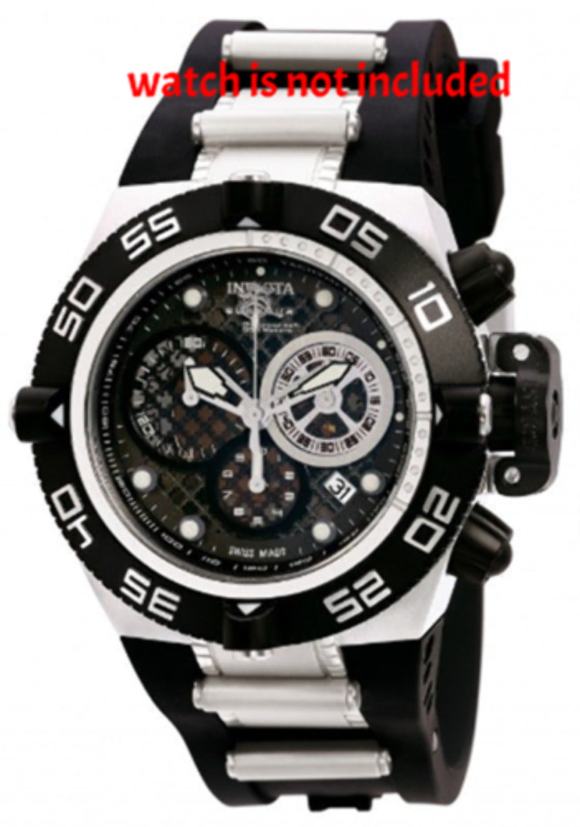 SILICONE RUBBER WATCH BAND STRAP FOR INVICTA SUBAQUA NOMA IV 4 6582 0519 PREMIUM