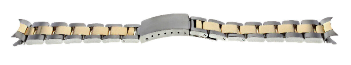 20MM 14K GOLD TWO TONE OYSTER BAND FOR 36MM ROLEX DATEJUST 1602 1603 16014 16018