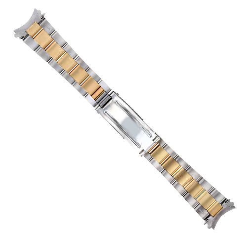20MM 14K GOLD TWO TONE OYSTER BAND FOR 36MM ROLEX DATEJUST 1602 1603 16014 16018