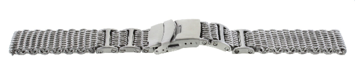 22MM WATCH BAND FOR 40MM PANERAI LUMINOR MARINA SHARK MESH 4MM THICK H LINK