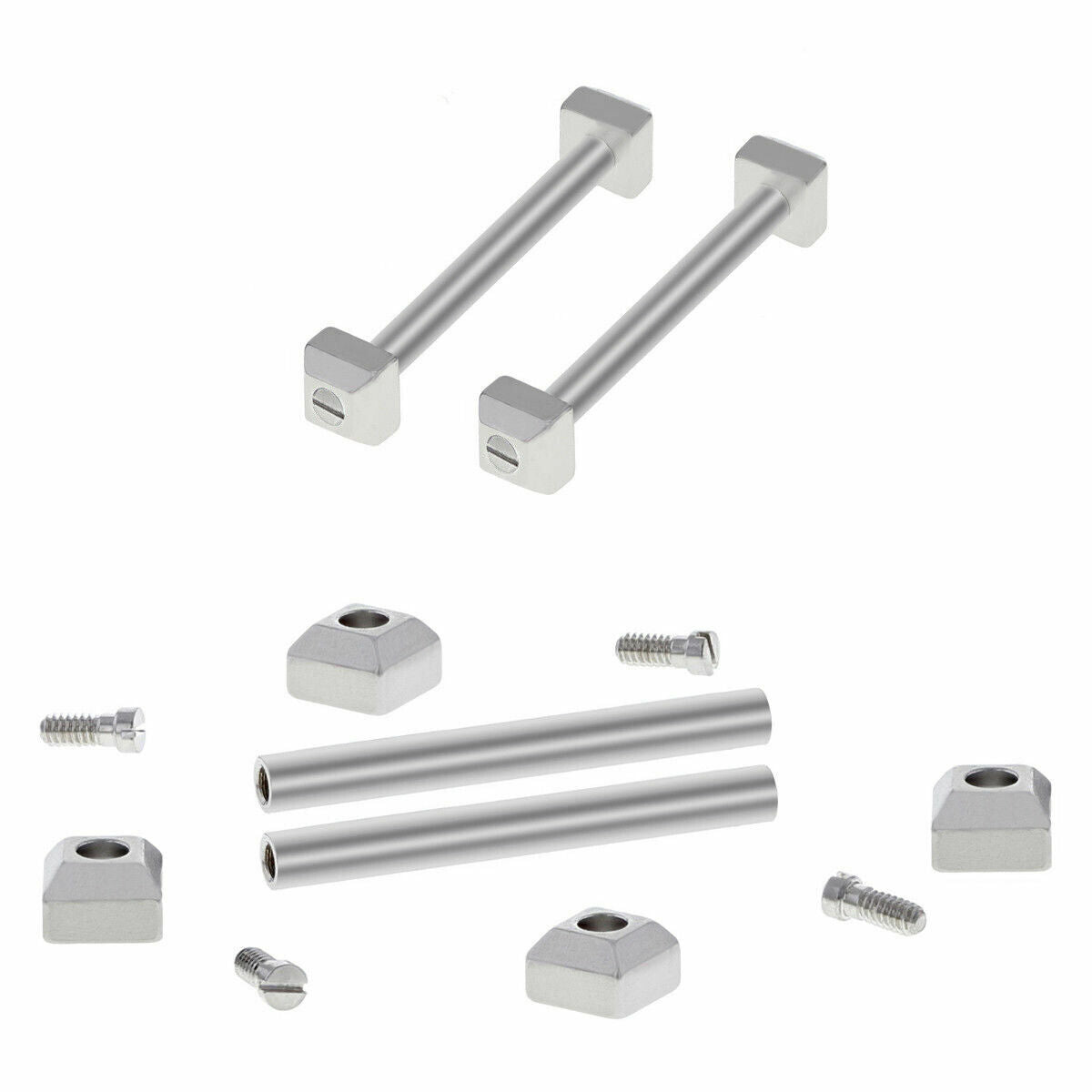 SCREW TUBE PIN BAND FOR 38MM CARTIER PASHA 3025,2378 STRAP BAND SET FIT 20MM