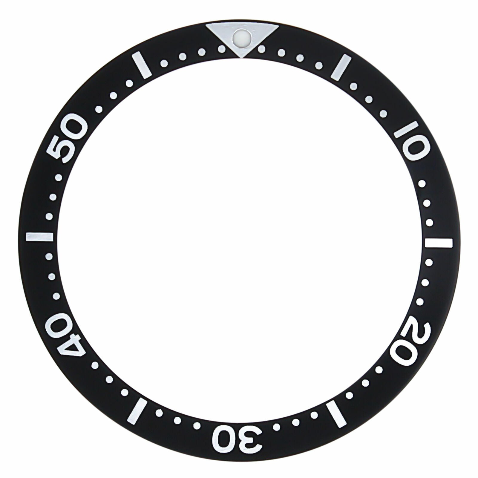 BEZEL INSERT FOR SEIKO WATCH 6309-7040-7049 SUWA TURTLE 6309A AUTAMATIC BLACK