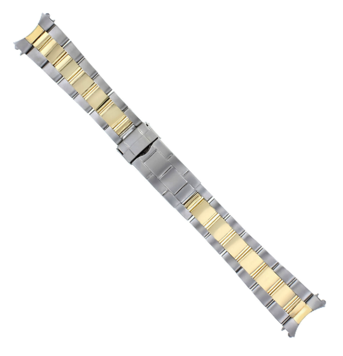 20MM 18K/SS OYSTER WATCH BAND STRAP FOR ROLEX SUBMARINER, 16753, 16713, 16613