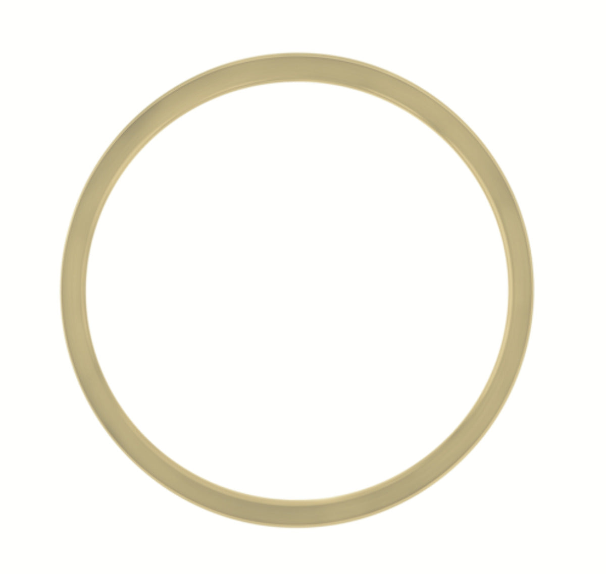 14K YELLOW GOLD SMOOTH BEZEL FOR ROLEX DATE 15037, 15038, 15238