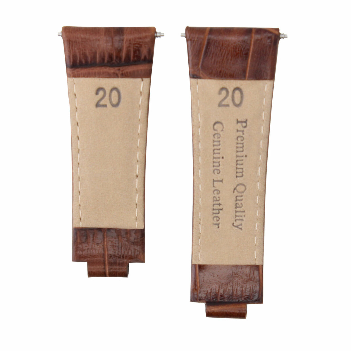 20MM LEATHER WATCH STRAP FOR ROLEX DAYTONA 16518 116520 116523 SHORT MEDIUM LONG