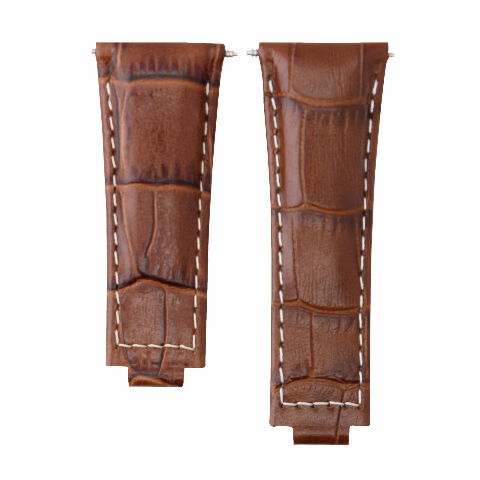 LEATHER STRAP ITALIAN FOR ROLEX DAYTONA 116519 116520 116523 WATCH BROWN WS