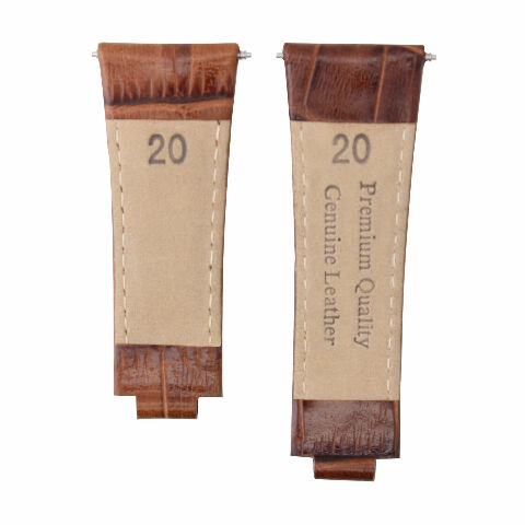 LEATHER STRAP ITALIAN FOR ROLEX DAYTONA 116519 116520 116523 WATCH BROWN WS