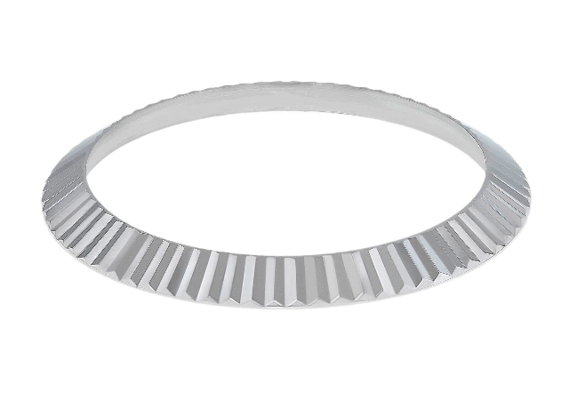 FLUTED BEZEL FOR 41 ROLEX DATEJUST 126300 126333,126334 STAINLESS STEEL