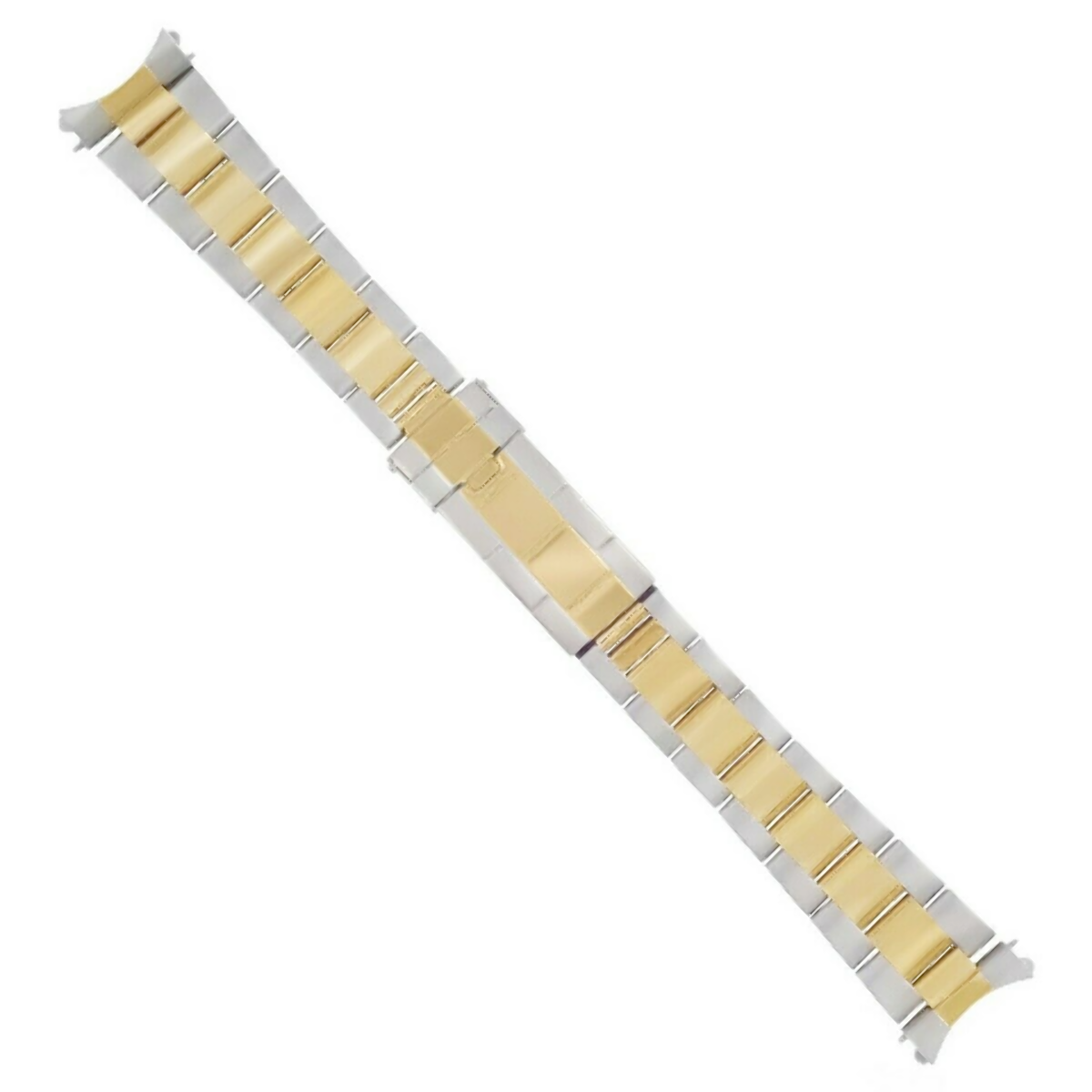 20MM OYSTER WATCH BAND FOR ROLEX SUBMARINER TWO TONE FLIP LOCK DESIGNER CLASP